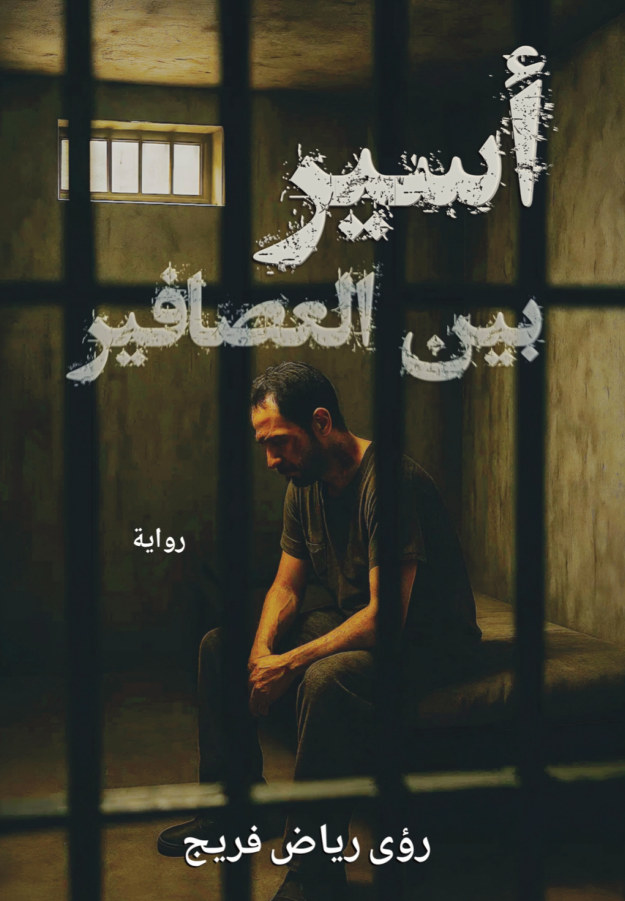 الغلاف الأمامي — أسير بين العصافير