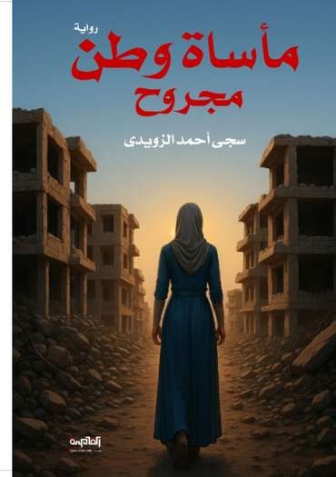 الغلاف الأمامي — مأساة وطن مجروح: لكاتبة من وطن منسيٍّ