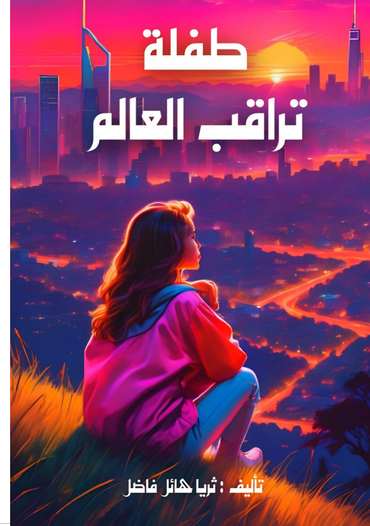الغلاف الأمامي — طفلة تراقب العالم
