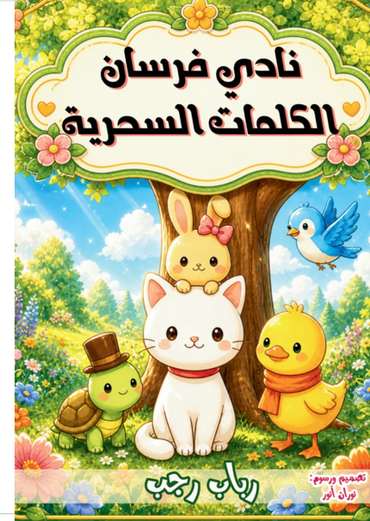 الغلاف الأمامي — نادي فرسان الكلمات السحرية