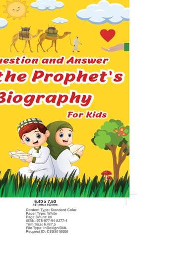 Front cover — Questions and Answers on the Prophet's Biography for Kids