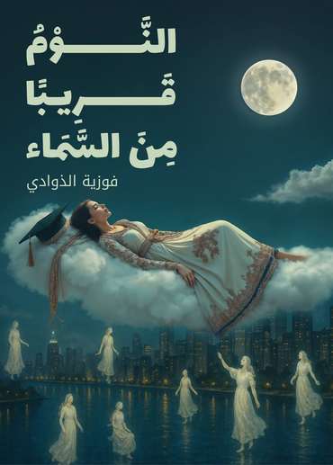 الغلاف الأمامي — النَّوْمُ قَرِيباً مِنَ السَّمَاء
